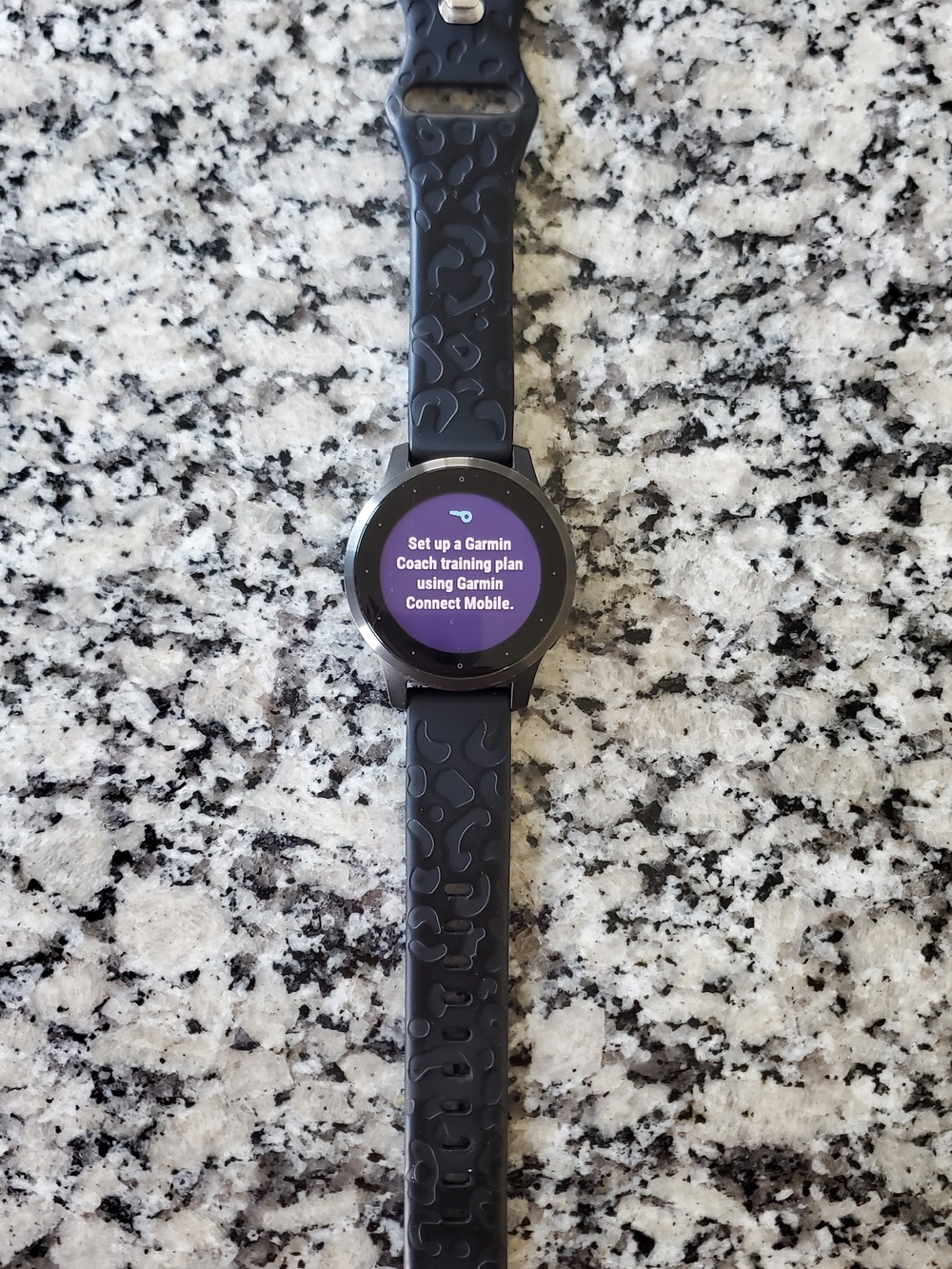 Garmin Vivoactive 4s Black Smartwatch with Silicone Band and Bundle of Bands